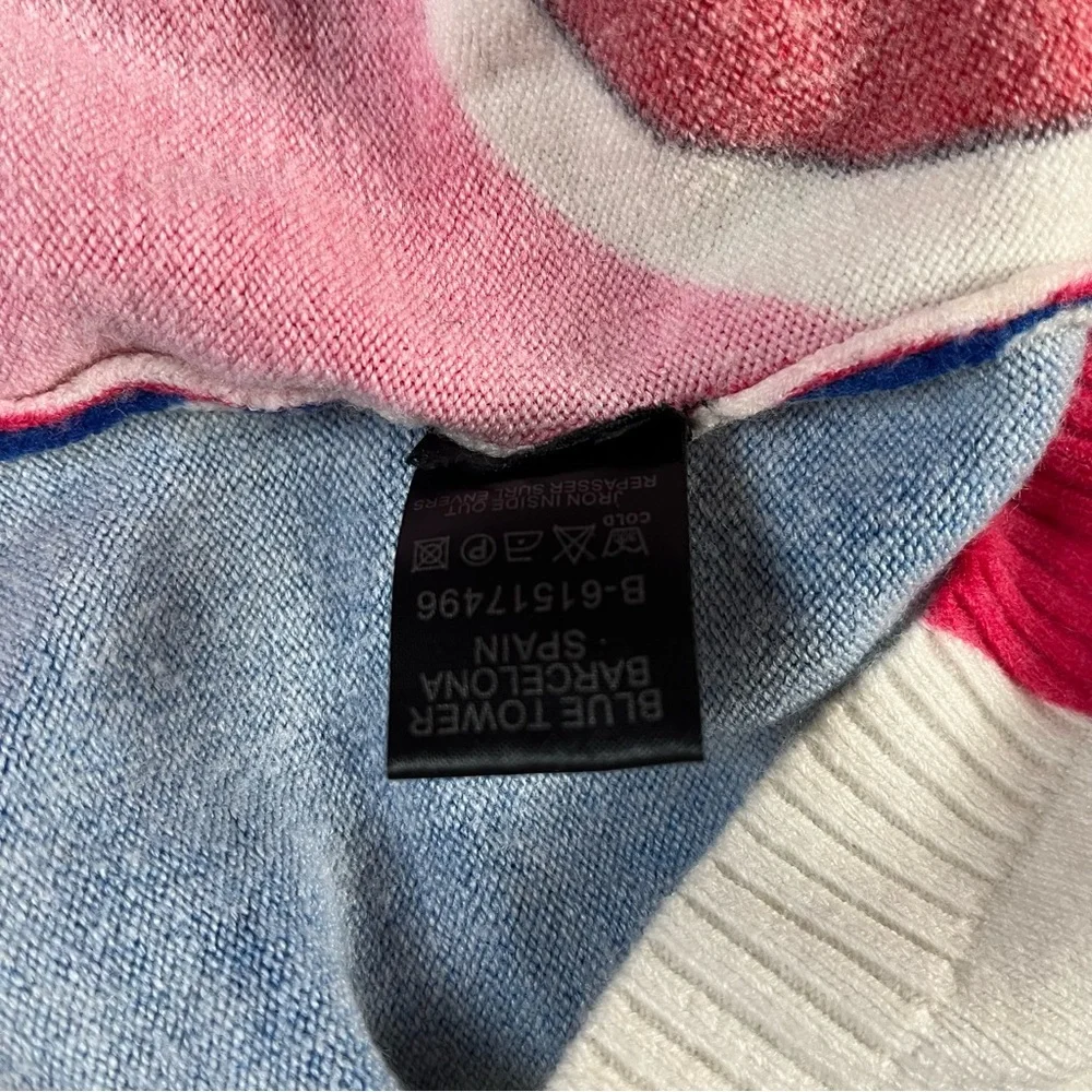 VINTAGE Custo Barcelona Sweater XS / S Beaded‎ Y2K Long Sleeve *See Description*